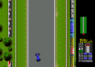 F1 Circus MD (Japan) In game screenshot